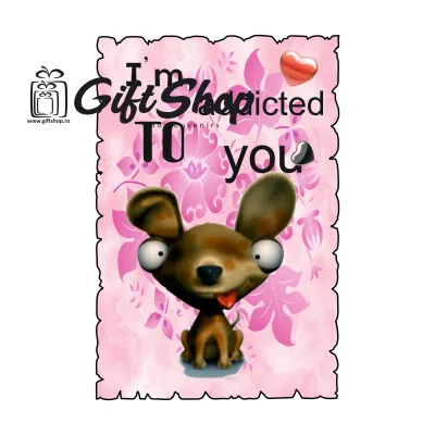 I`m addicted to you, magnet frigider mgs084
